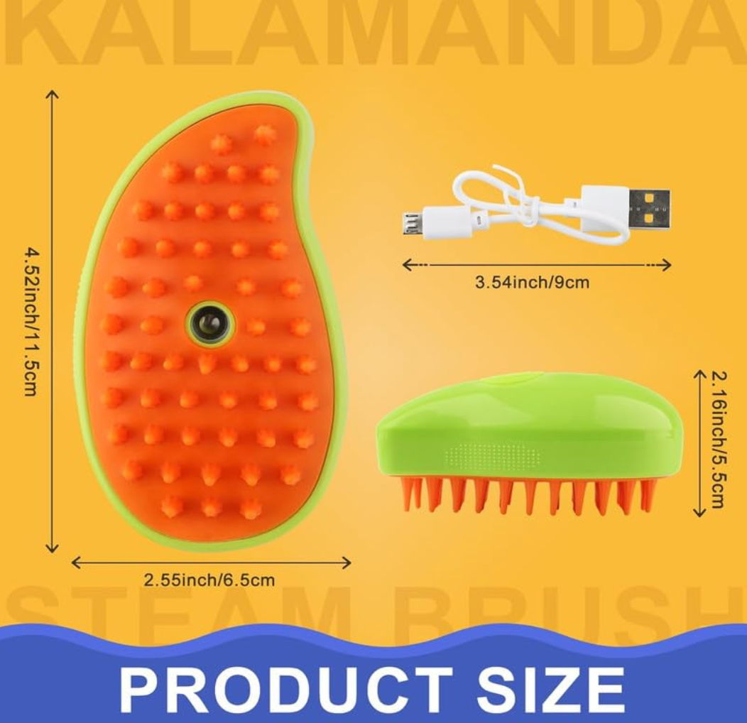 Mango design Pet Steam Brush