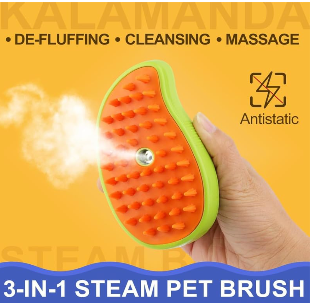 Mango design Pet Steam Brush